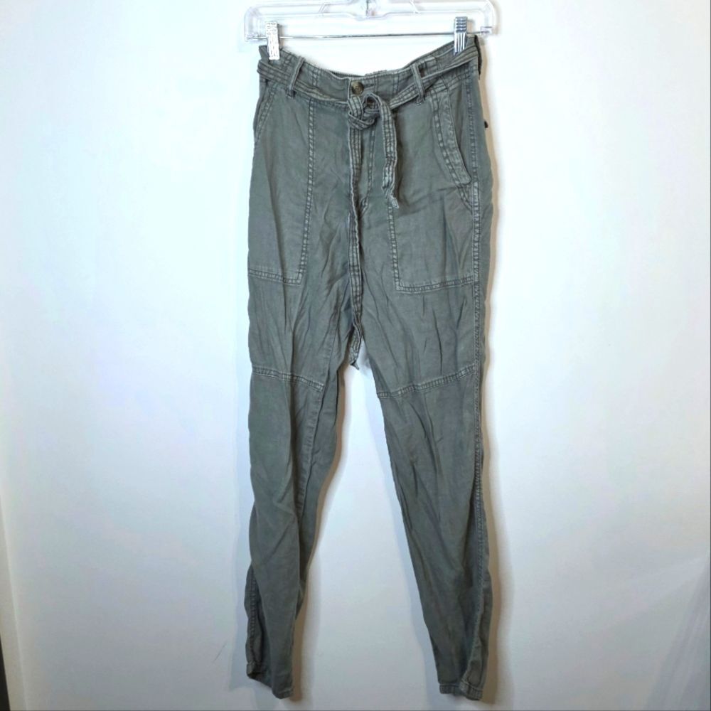 American Eagle Linen Blend Pants Size 2